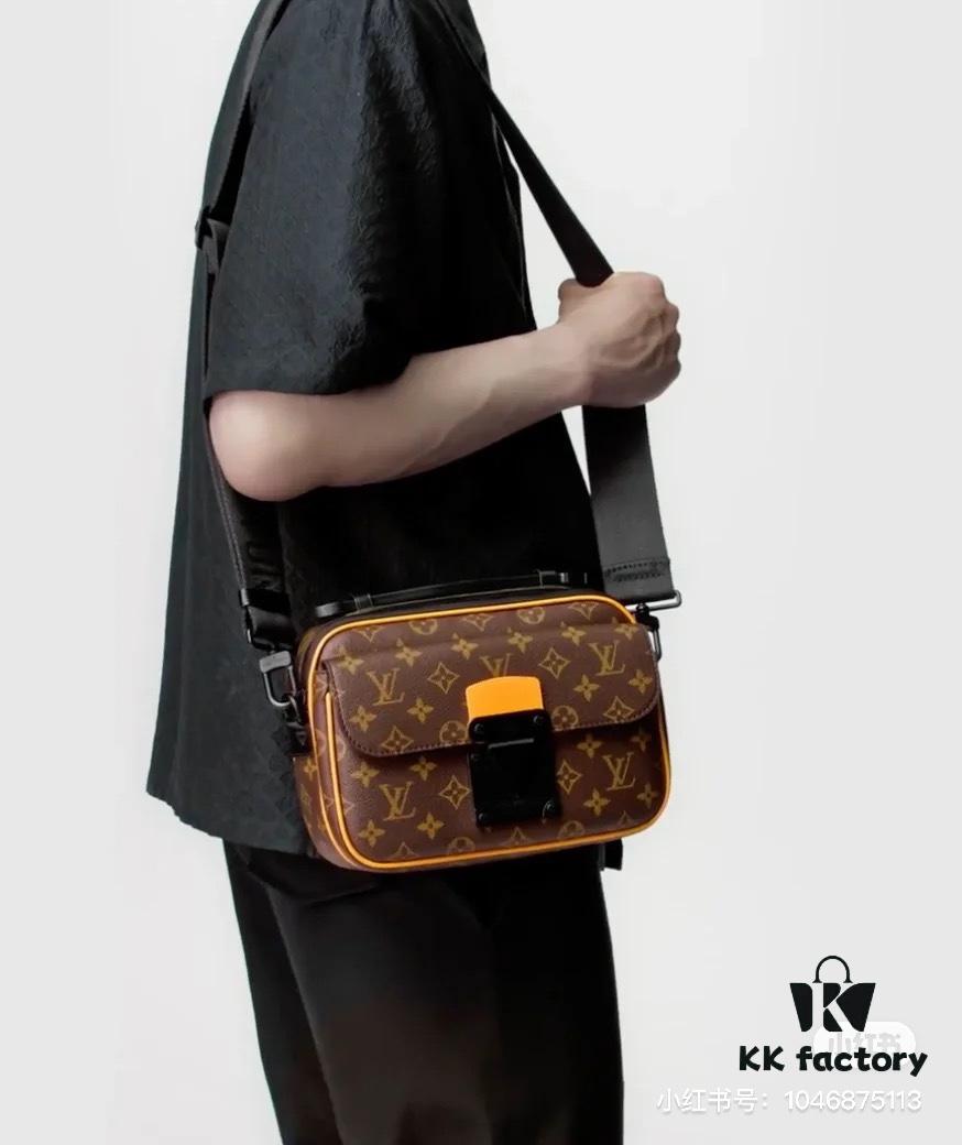 Lvslock Men's Messenger Bag Unboxing Real Shot - Superb Quality, Classic and Versatile with Large Practical Capacity