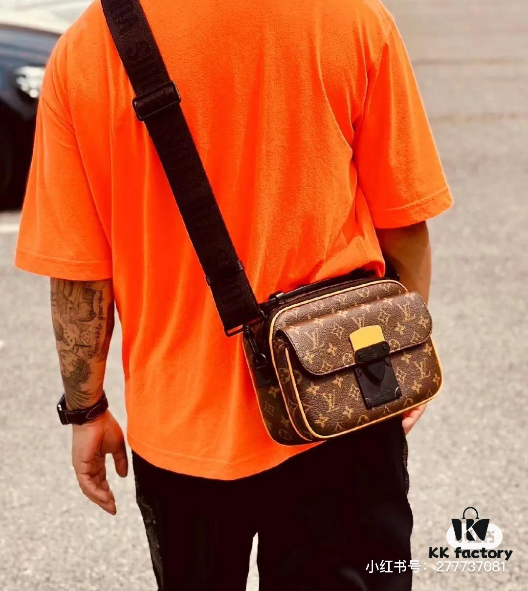 Lvslock Men's Messenger Bag Unboxing Real Shot - Superb Quality, Classic and Versatile with Large Practical Capacity