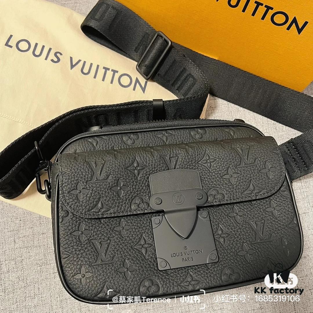Alessia Milan LV Louis Vuitton 2022 Men's S-LOCK Monogram Messenger Bag Shoulder Crossbody Bag