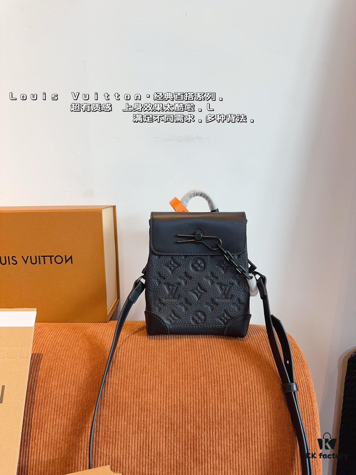 LV Steamer Men's Handheld Shoulder Bag Gift Box Included 🎁