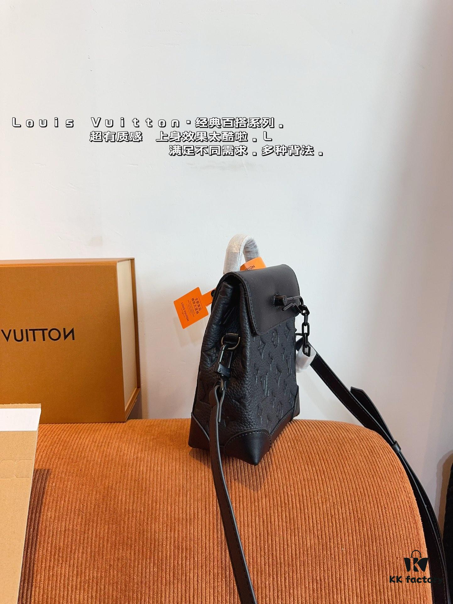 LV Steamer Men's Handheld Shoulder Bag Gift Box Included 🎁