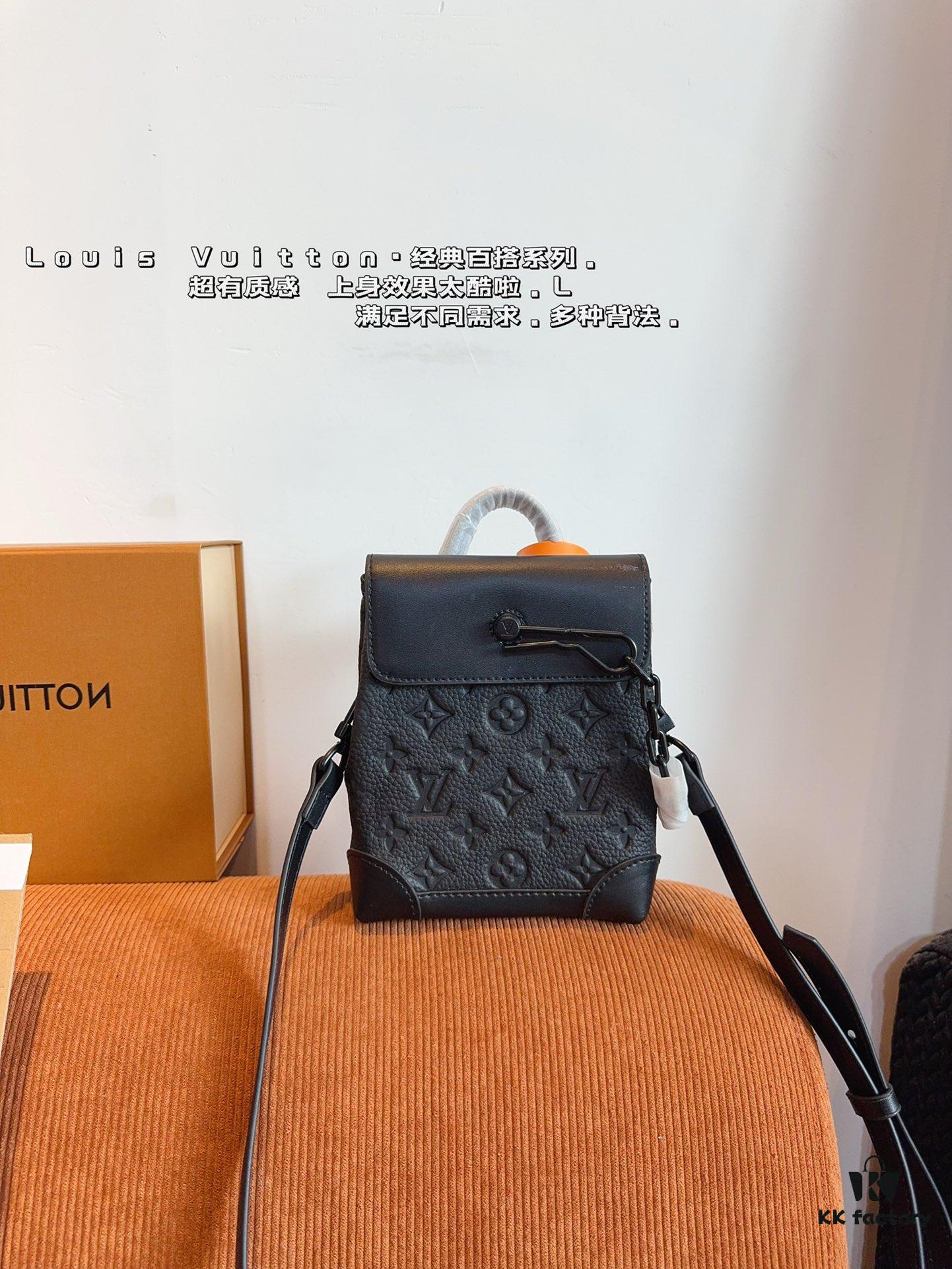 LV Steamer Men's Handheld Shoulder Bag Gift Box Included 🎁