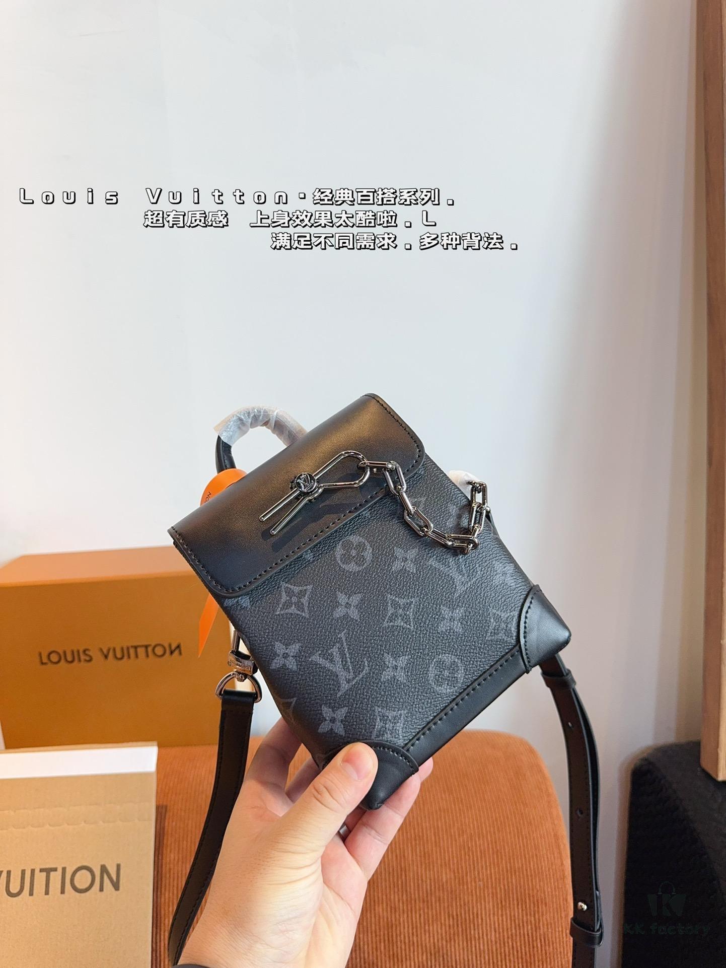 LV Steamer Men's Handheld Shoulder Bag, Gift Box Included 🎁