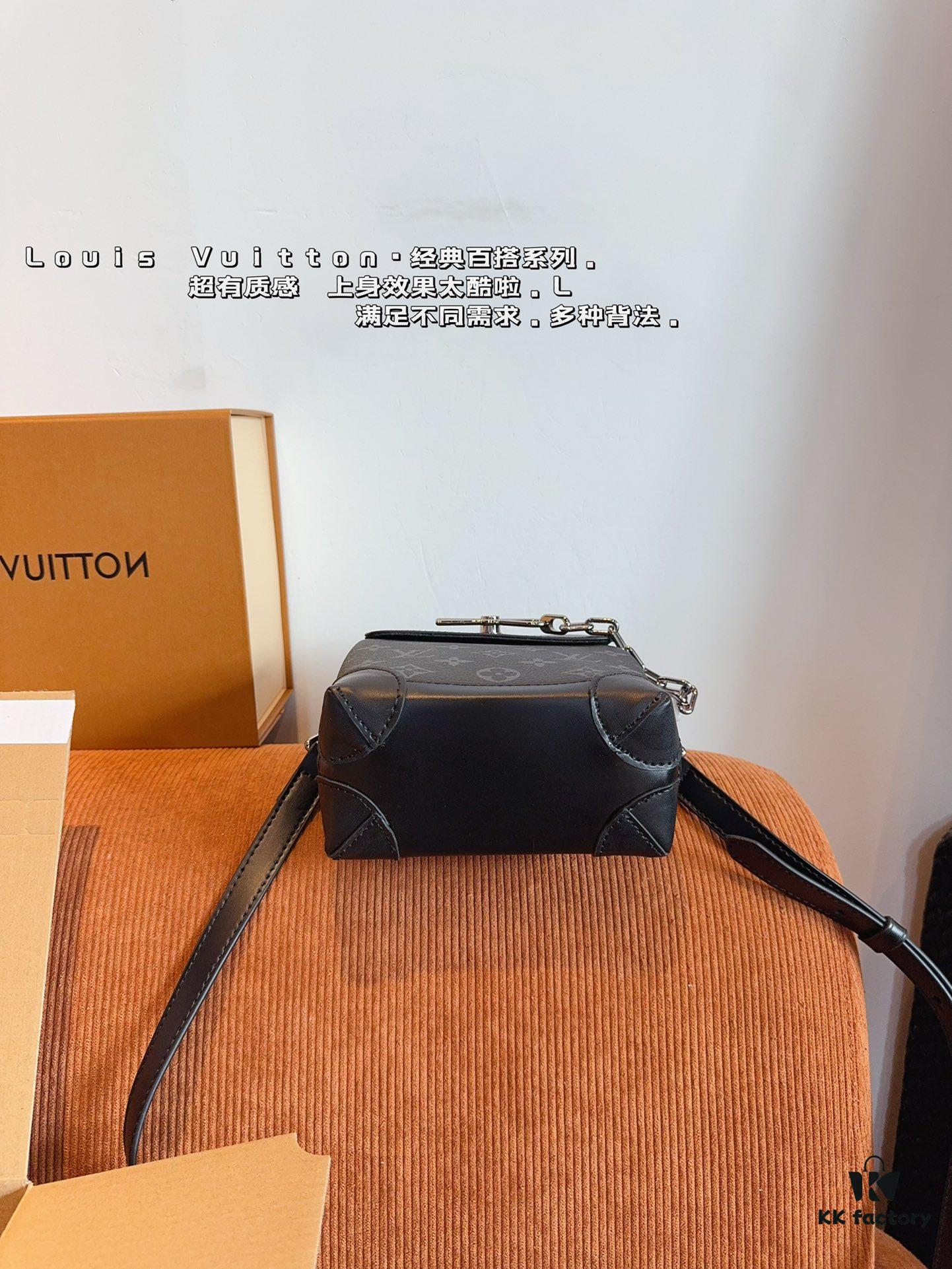 LV Steamer Men's Handheld Shoulder Bag, Gift Box Included 🎁