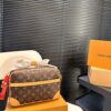 Vintage LV Men's Camera Bag with Foldable Box, Cool New Style Crossbody Bag for Men