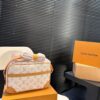 Vintage LV Men's New Camera Bag with Foldable Box, Stylish Crossbody Shoulder Bag