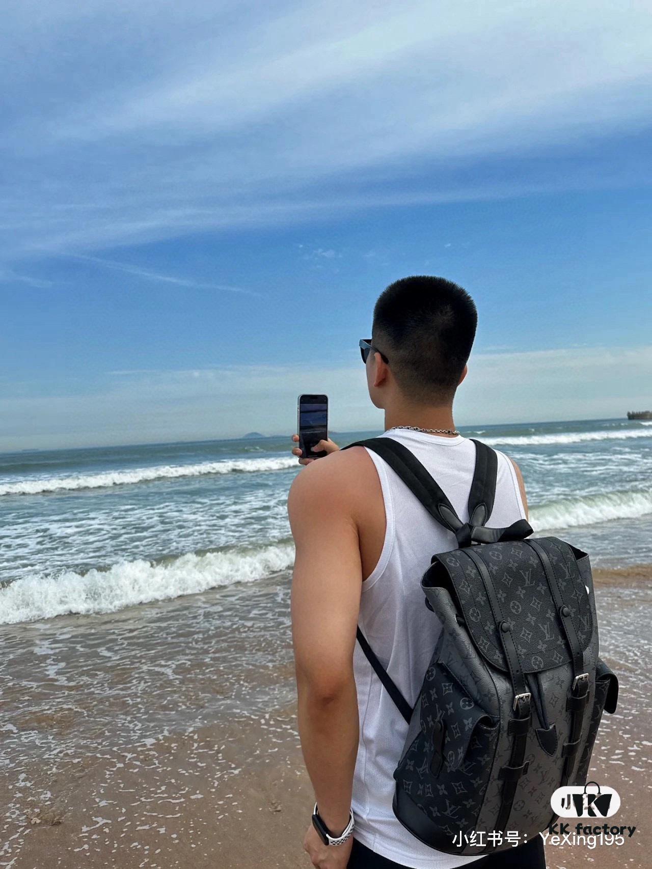 Practical LV Christopher Gray Samurai Backpack