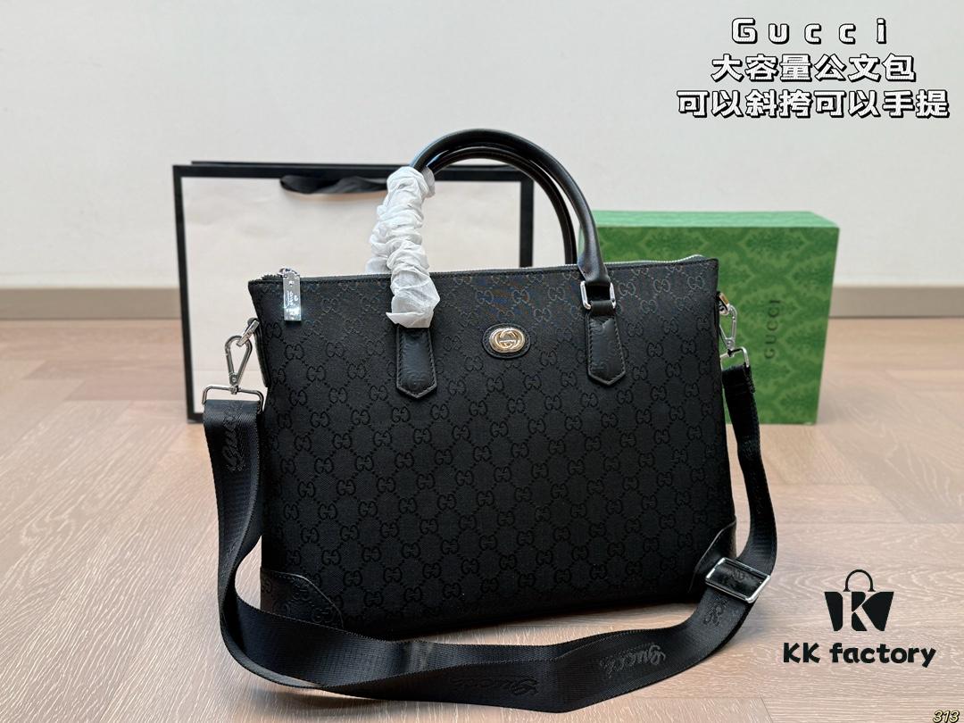 Gucci Briefcase for Men – Stylish, Durable, Multi-Functional Shoulder and Hand-Carry Bag in New Color