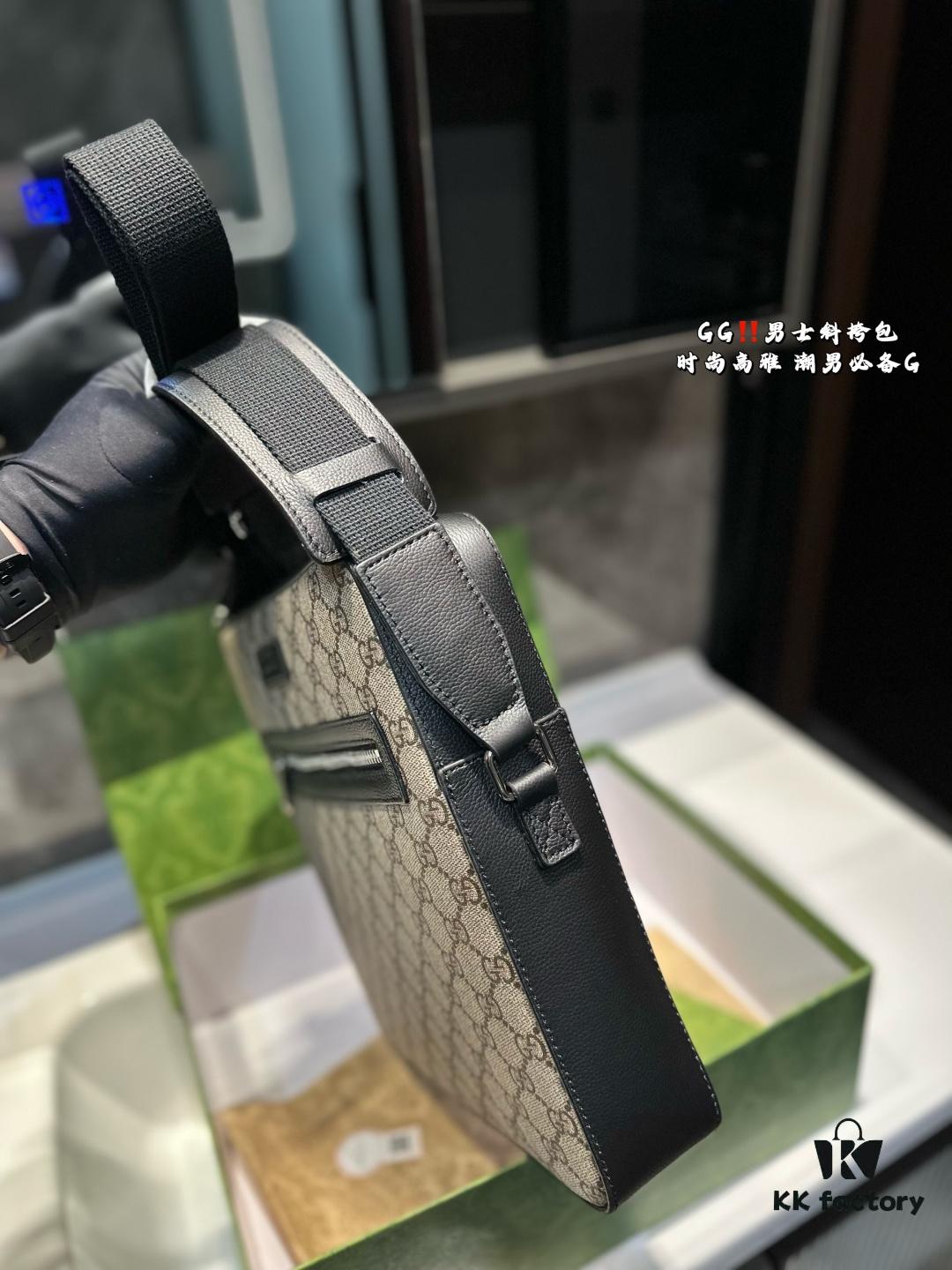 Gucci Men's Messenger Crossbody Bag (Gift Box Packaging)