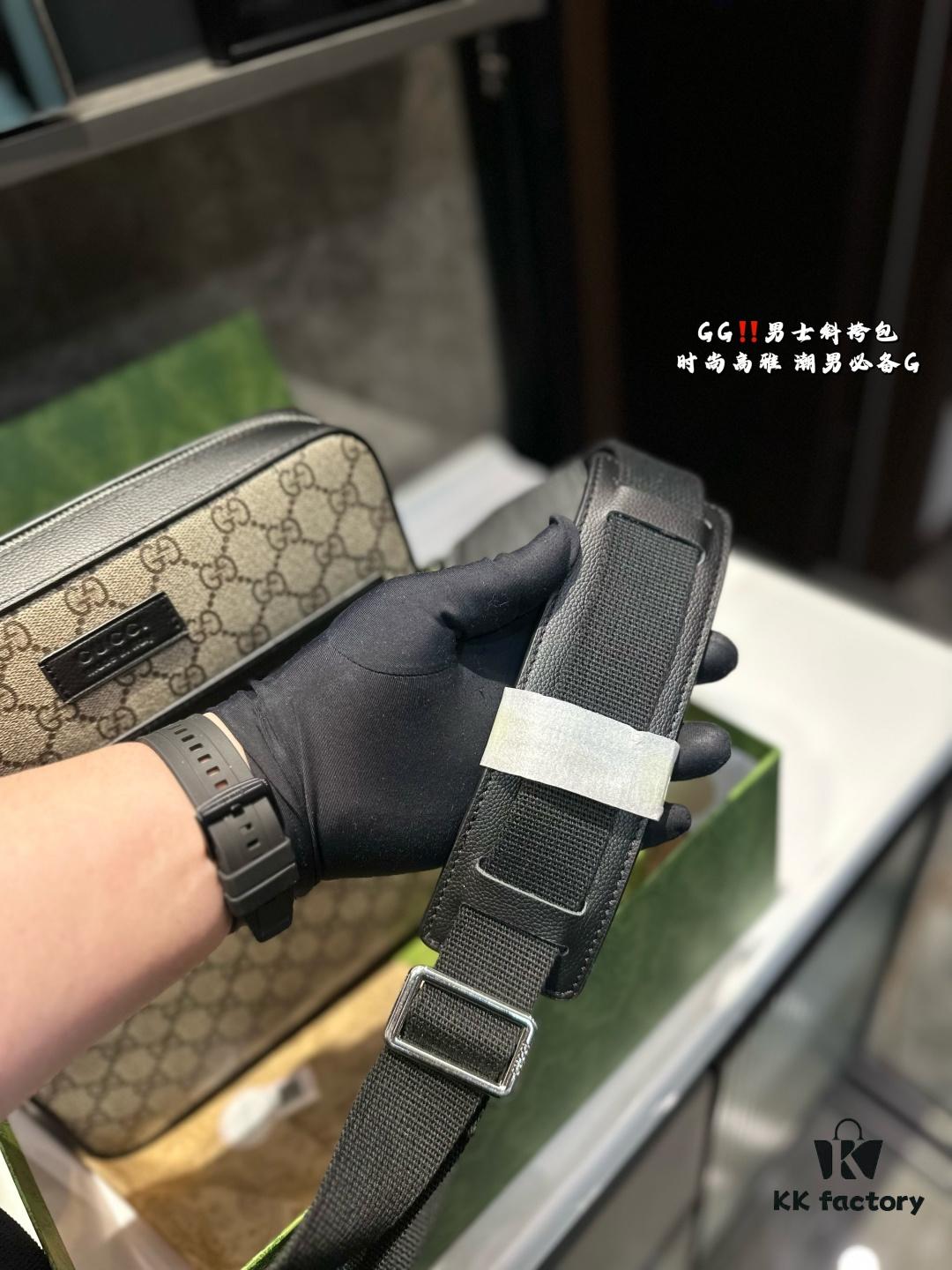 Gucci Men's Messenger Crossbody Bag (Gift Box Packaging)