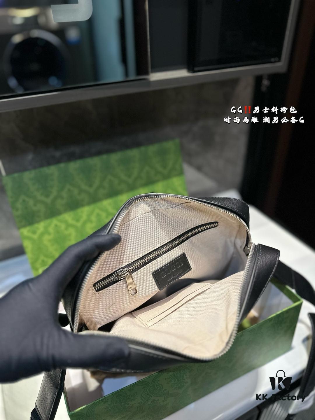 Gucci Men's Messenger Crossbody Bag (Gift Box Packaging)