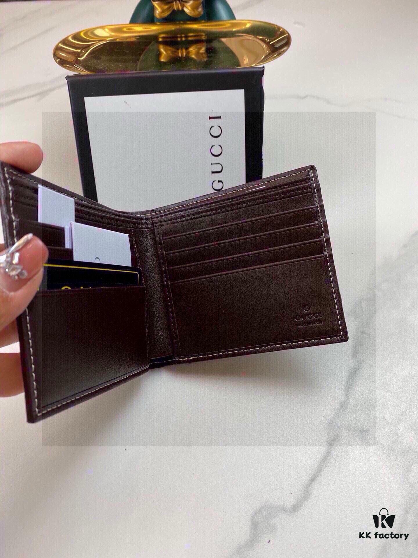 8888G House Designer Men's Wallet and Suit Clip - Premium Cowhide, Top Quality, Perfect Interior