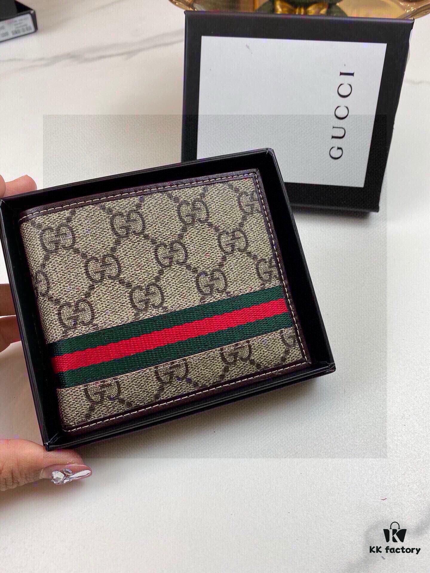 8888G Family Counter Hot-Selling Men's Wallet and Suit Clip 💕 Top-Grade Cowhide Leather, Original Quality, Perfect Interior, Superb 👍