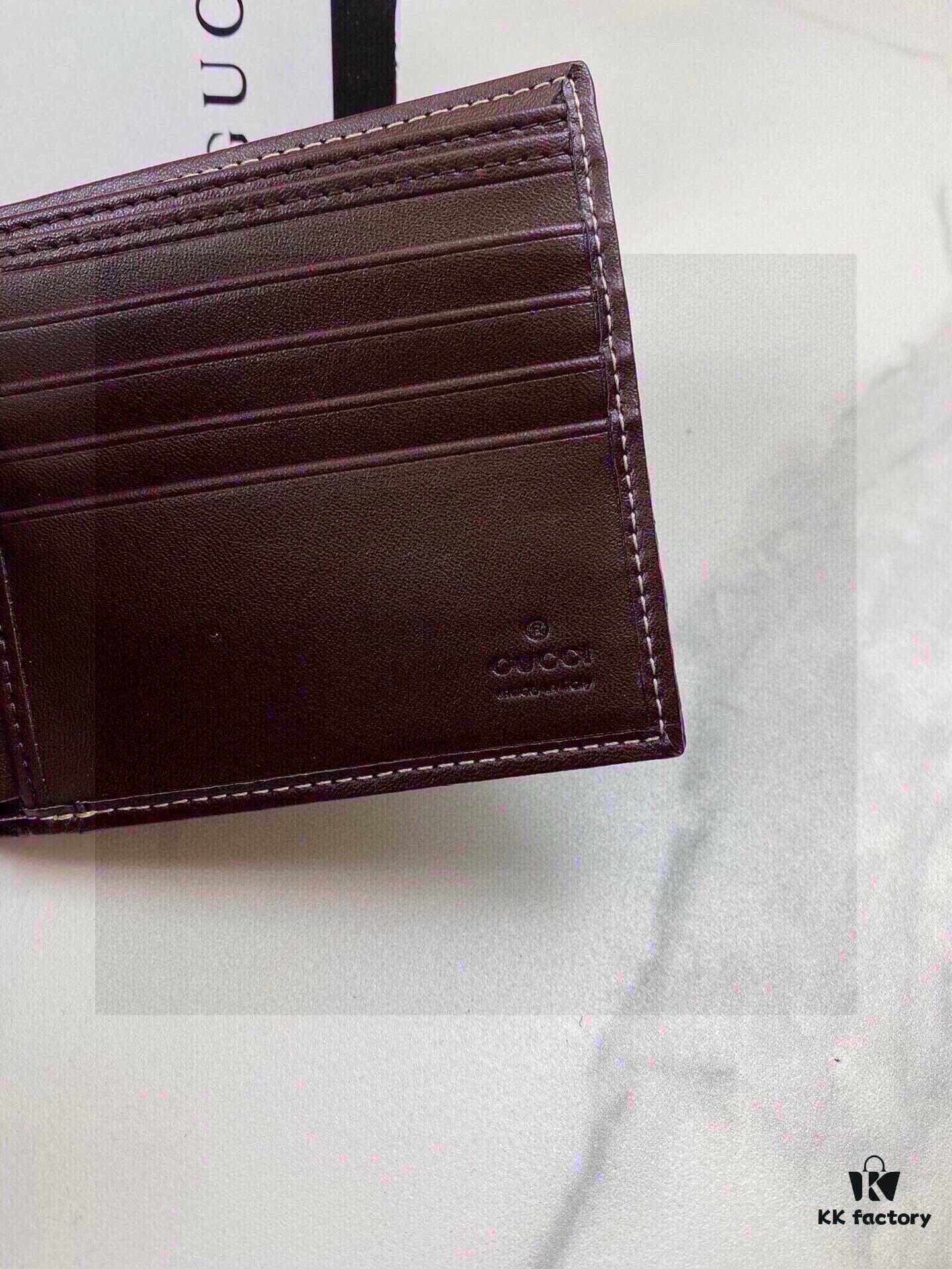 8888G Family Counter Hot-Selling Men's Wallet and Suit Clip 💕 Top-Grade Cowhide Leather, Original Quality, Perfect Interior, Superb 👍