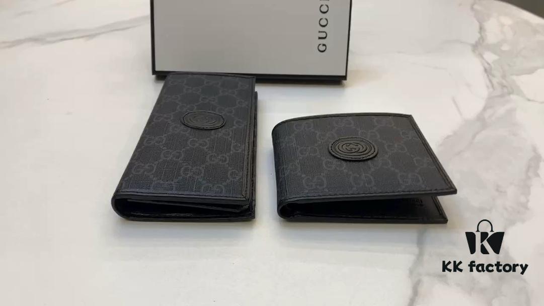 8888G Brand Men's Wallet and Suit Clip - Premium PVC with Cowhide, Original Quality