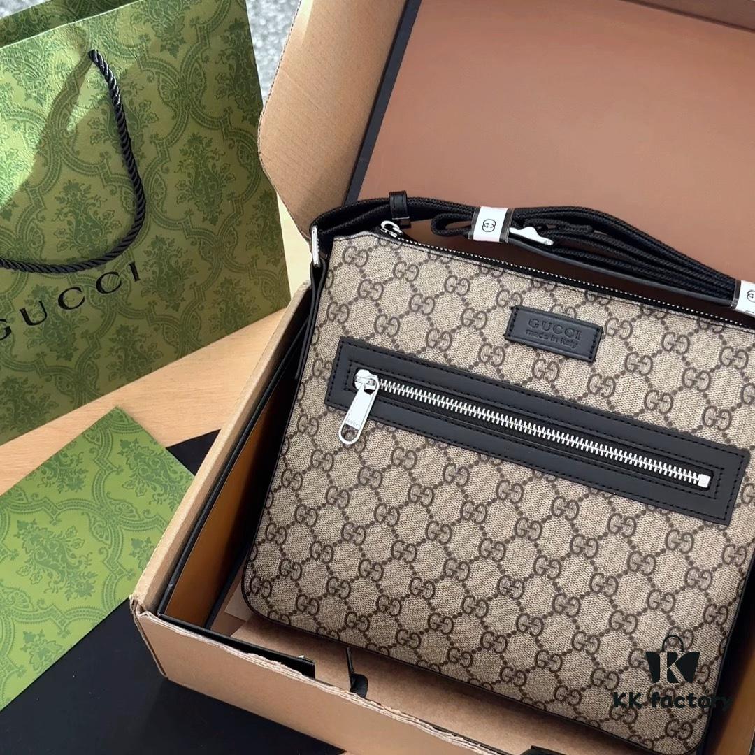 G Brand New Men's Cowhide Vintage Messenger Bag