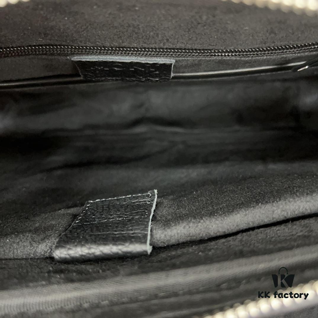 Hermès Men's Embossed Calfskin Briefcase - Casual Laptop Handbag with Exquisite Inlay Craftsmanship, Classic and Versatile Design