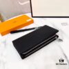 Hermès New Men's Small Leather Clutch Wallet - Black, 20x10