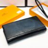 Hermès Black Leather Handheld Clutch Bag 21x10 Model 90095