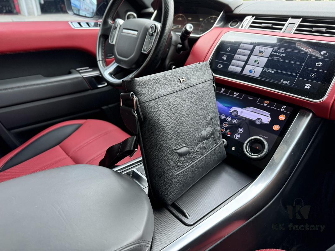 High-End Release! Latest Hermès Alpha Messenger Bag in Gradient Finish