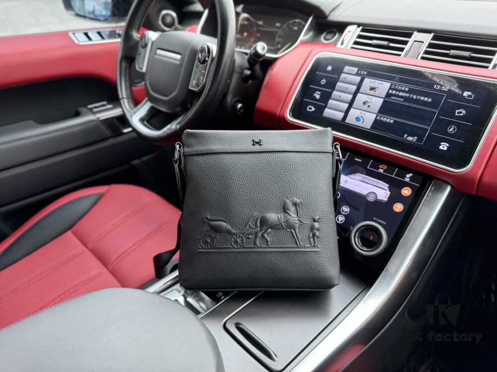 High-End Release! Latest Hermès Alpha Messenger Bag in Gradient Finish