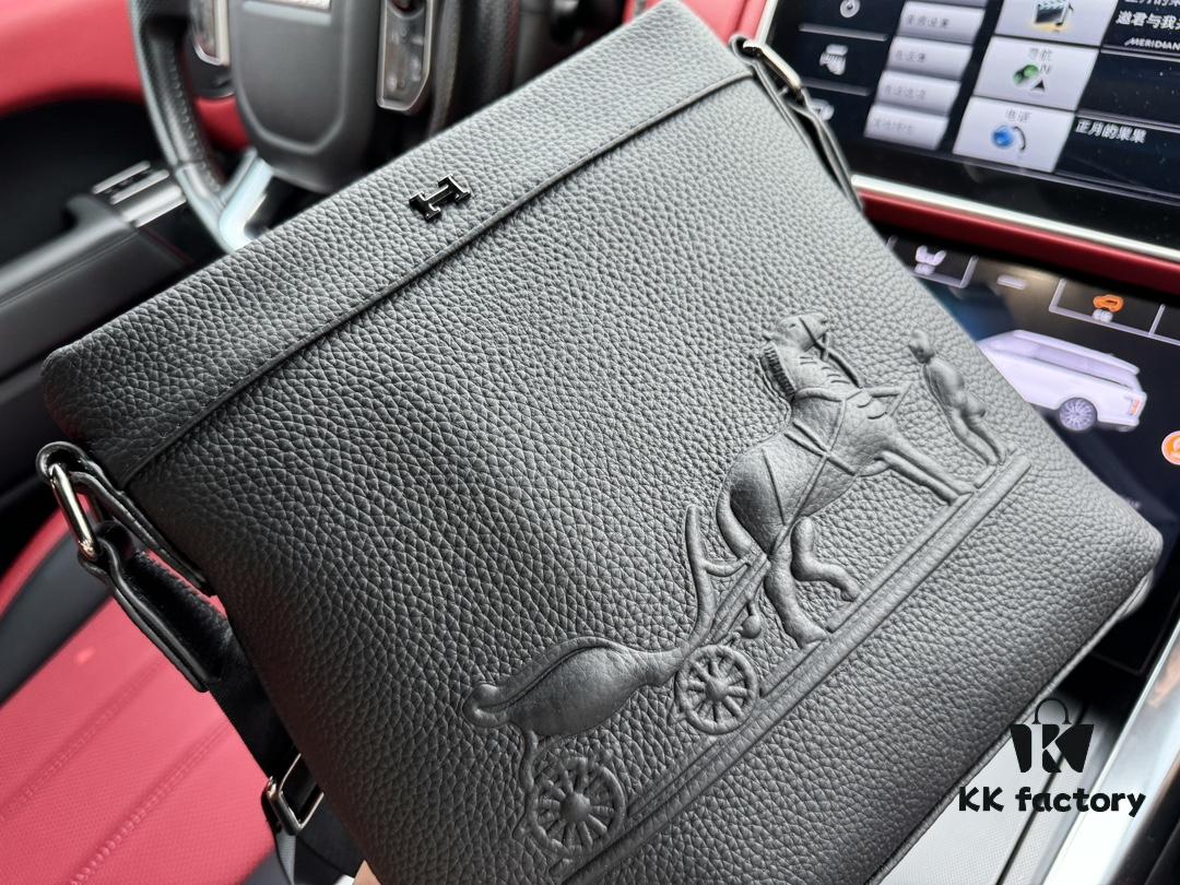 High-End Release! Latest Hermès Alpha Messenger Bag in Gradient Finish