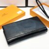 Hermès Black Leather Clutch - 21x10, Model 90095