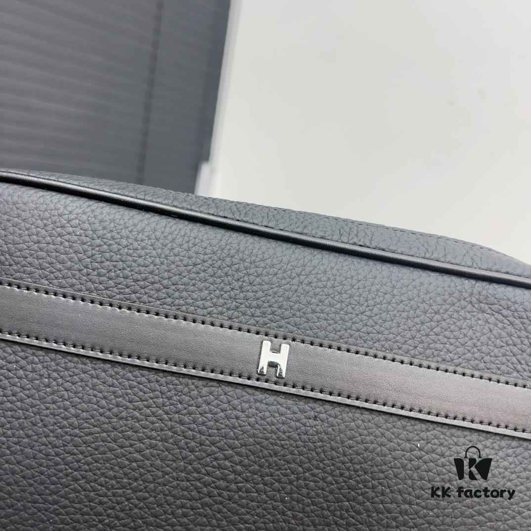 Hermès Men's Calfskin Shoulder Crossbody Bag, 27 x 18 cm