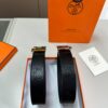Hermes Men's Leather Belt D-29 Full Packaging with Shopping Bag