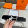 Hermes Men's Leather Belt D-29 with Full Packaging and Tote Bag
