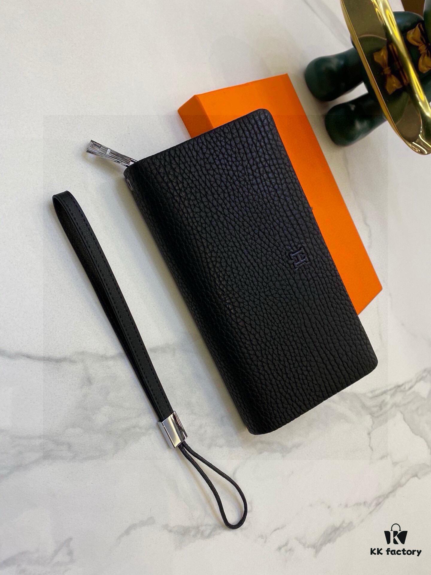 8822-05 Hermès Counter Hot-Selling Men's Wallet and Handbag