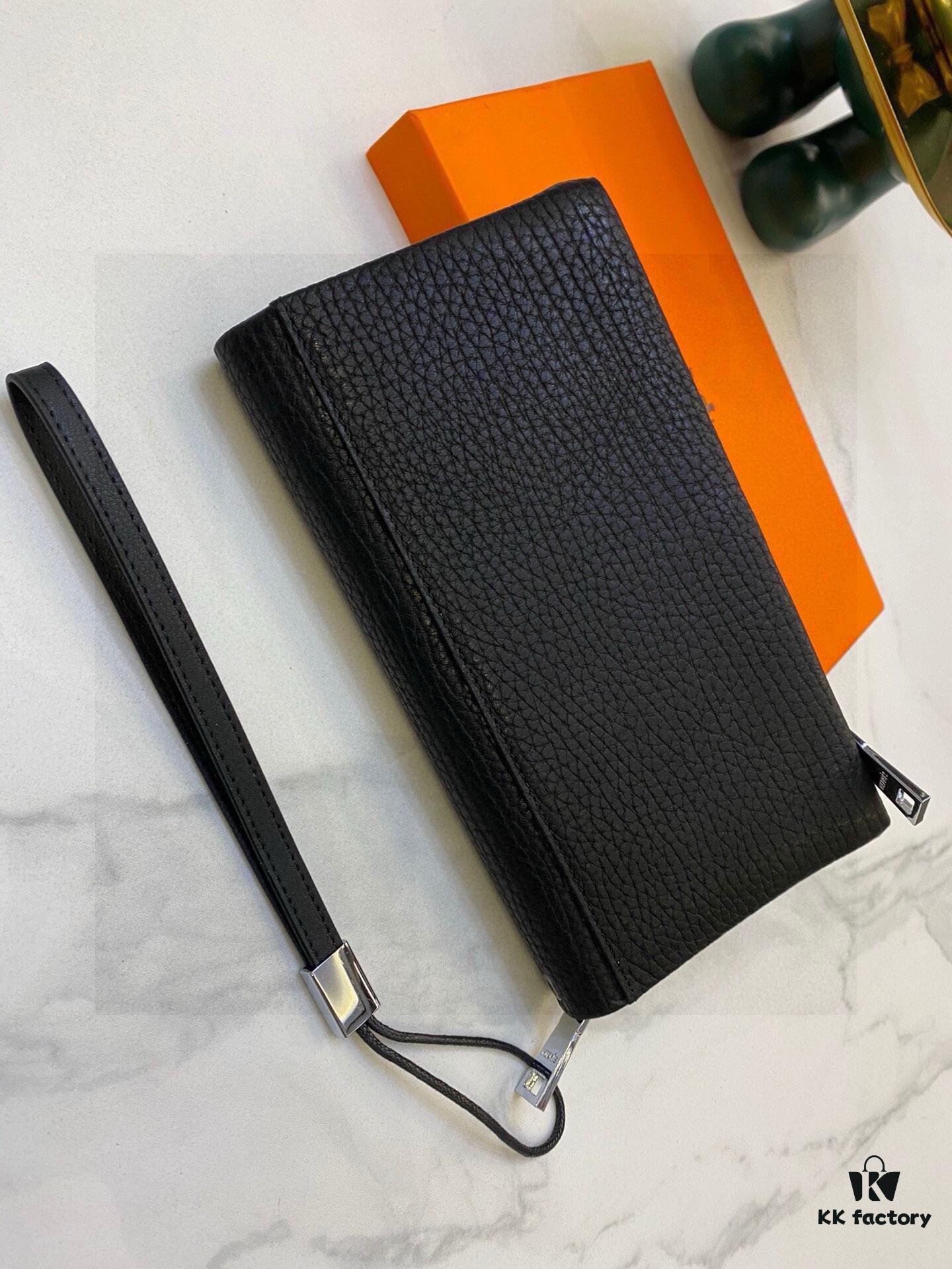 8822-05 Hermès Counter Hot-Selling Men's Wallet and Handbag