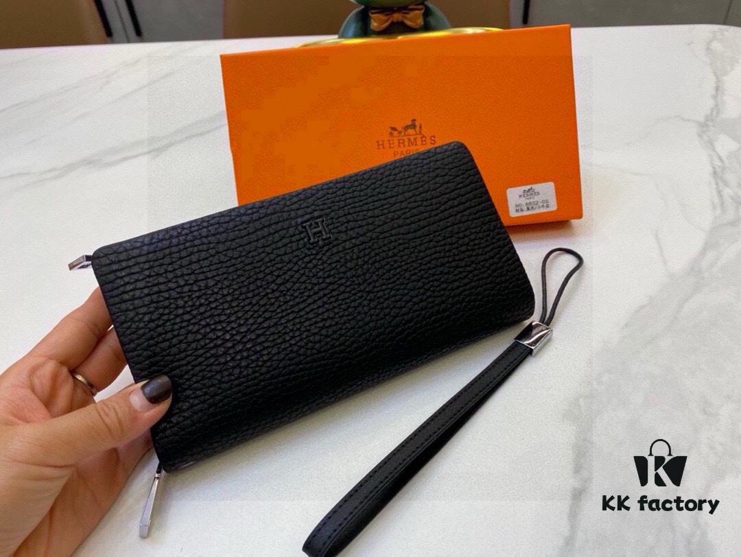 8822-05 Hermès Counter Hot-Selling Men's Wallet and Handbag