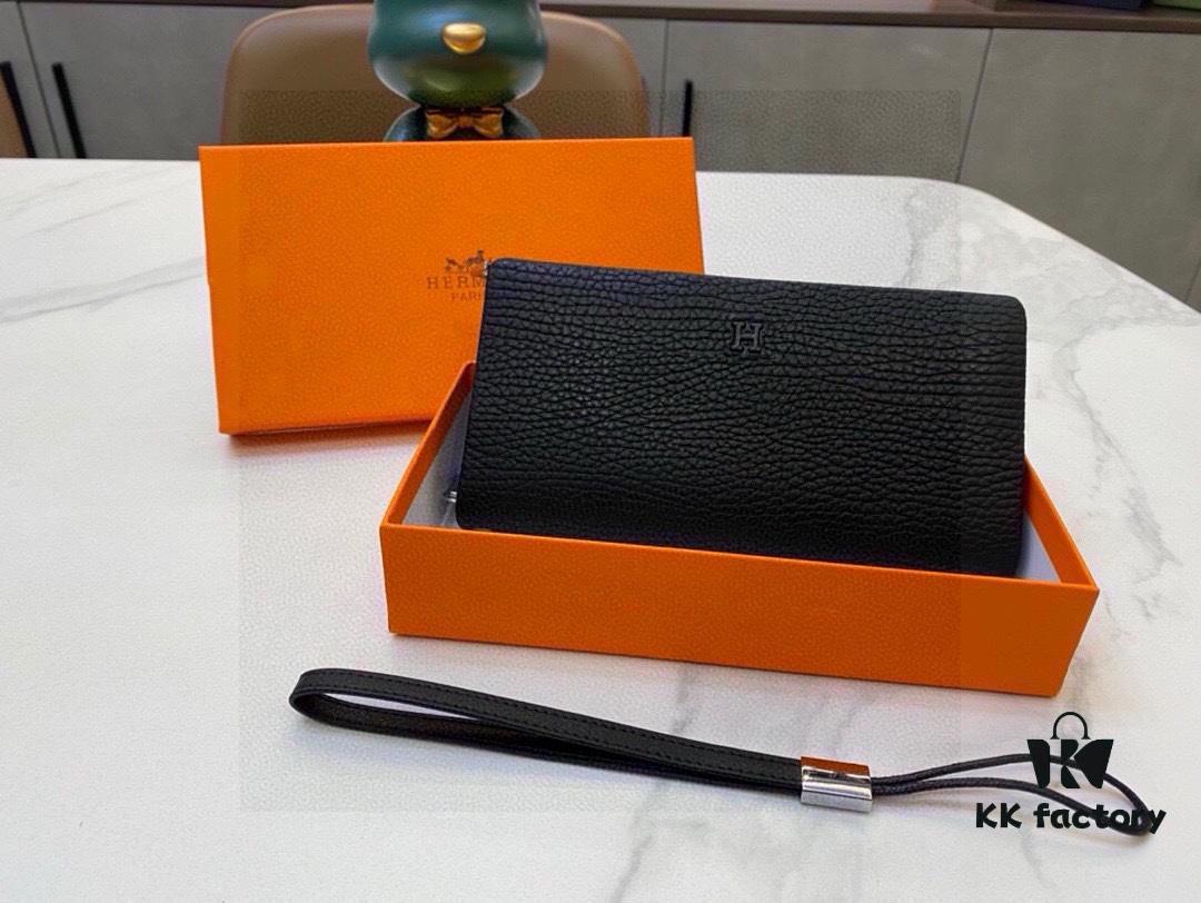 8822-05 Hermès Counter Hot-Selling Men's Wallet and Handbag