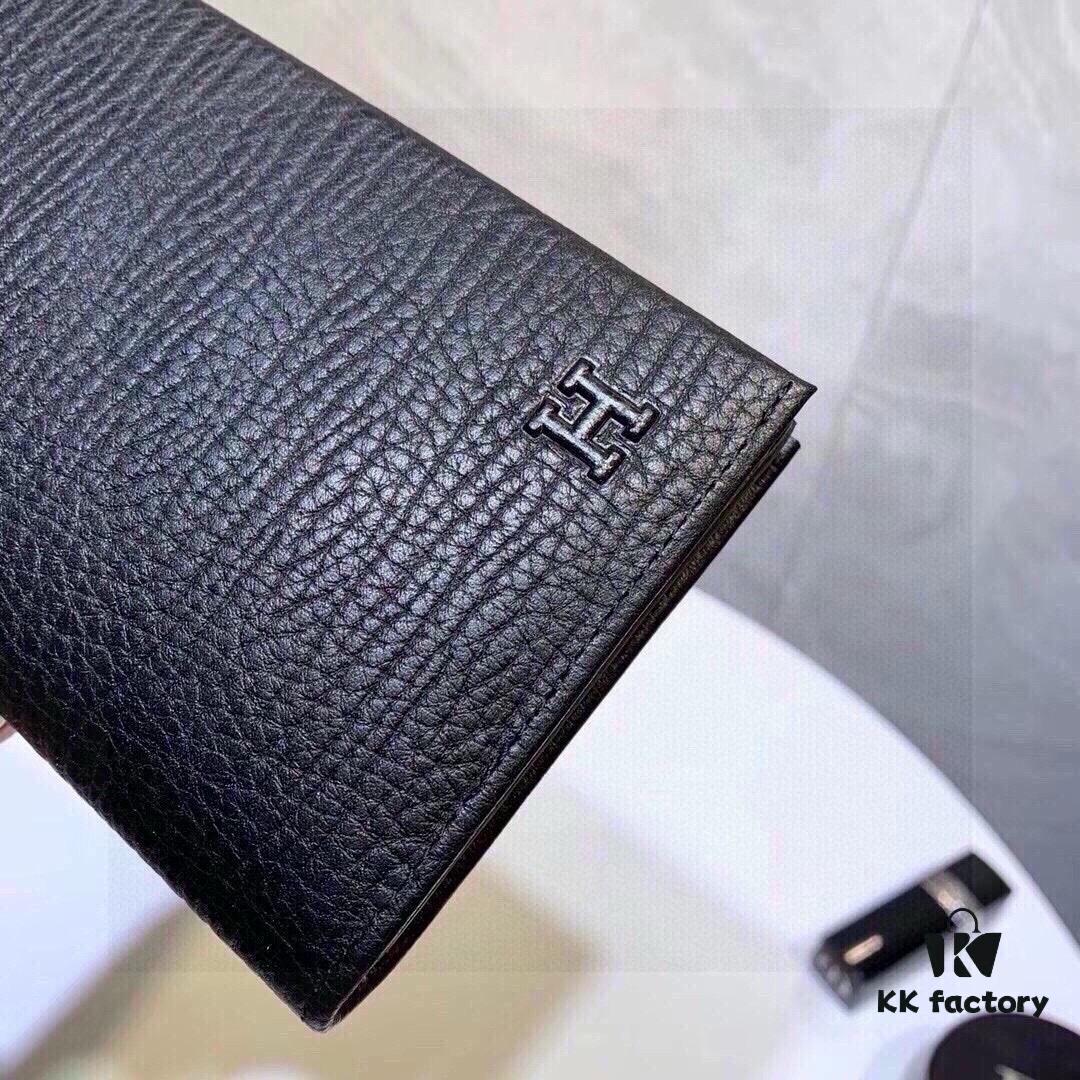 8809 Hermes Men's Wallet and Suit Clip, Counter Hot-Selling Item, Top-Quality Cowhide Inside and Out, Original Quality, Perfect Cabinet, Superb Short and Long Style