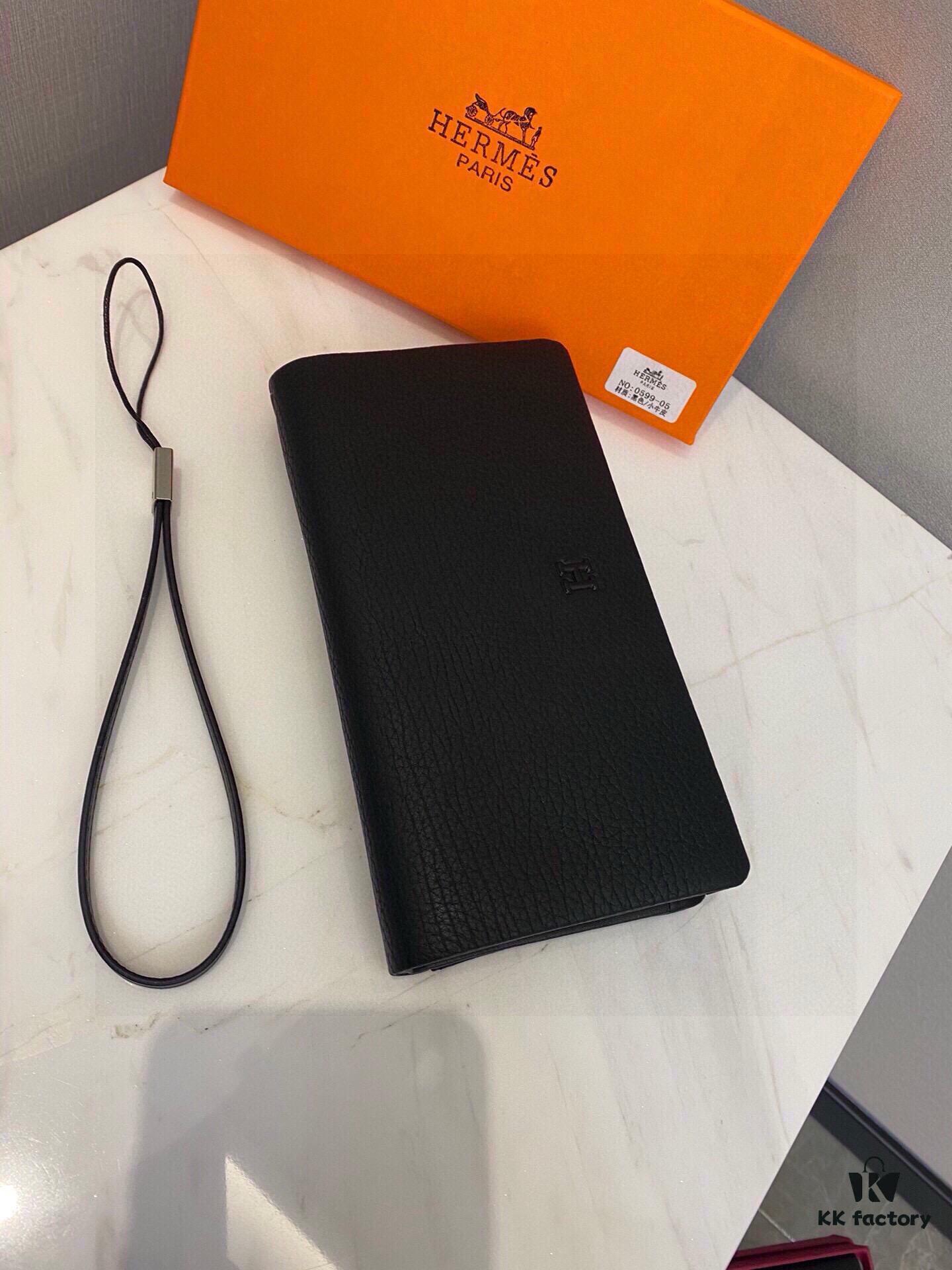 Hermes Counter Hot Selling Men's Wallet Handbag - Top Quality Cowhide, Original Style, Perfect Craftsmanship