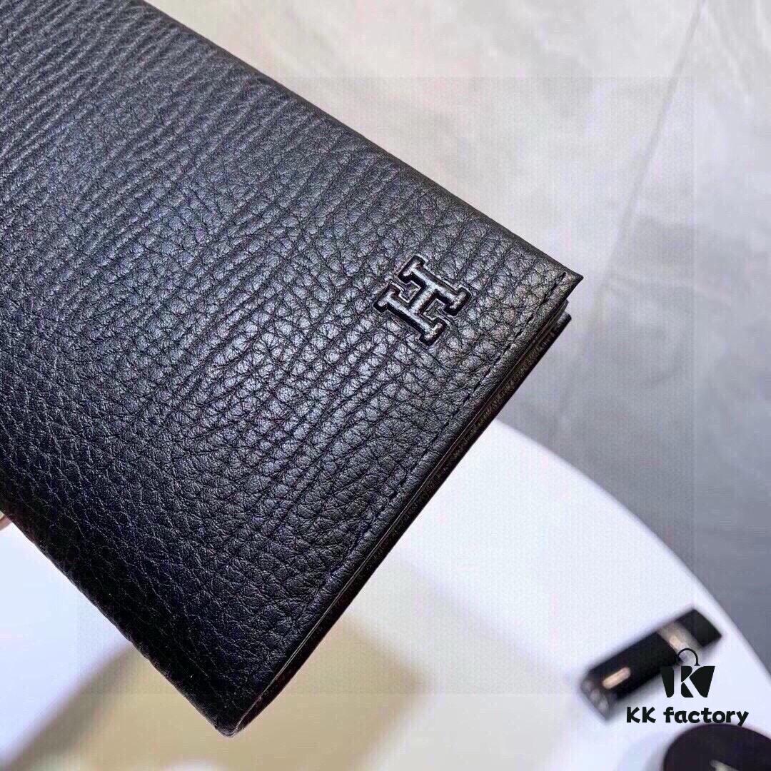8809 Hermès Men's Wallet and Suit Clip, Counter Hot-Selling Item, Premium Cowhide Inside and Out, Original Quality, Perfect Craftsmanship, Excellent for Long or Short Use