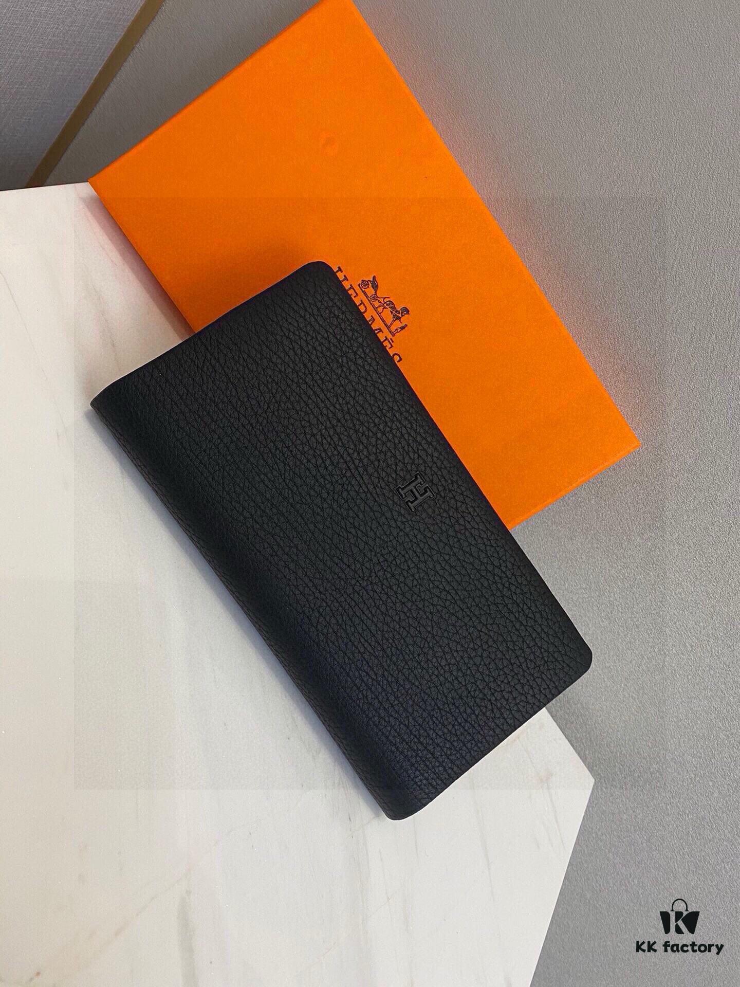 8822-05 Hermès Men's Wallet and Hand Purse, Top-Quality Cowhide Inside and Out, Original Quality, Perfect Craftsmanship