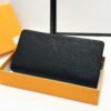 Hermès New Arrival Men's Small Clutch Wallet in Black, 20x10, Top-Grade Calfskin