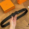 Hermes Belt Men's Leather Belt Genuine Cowhide Fashion Stylish Width 3.6cm Full Packaging