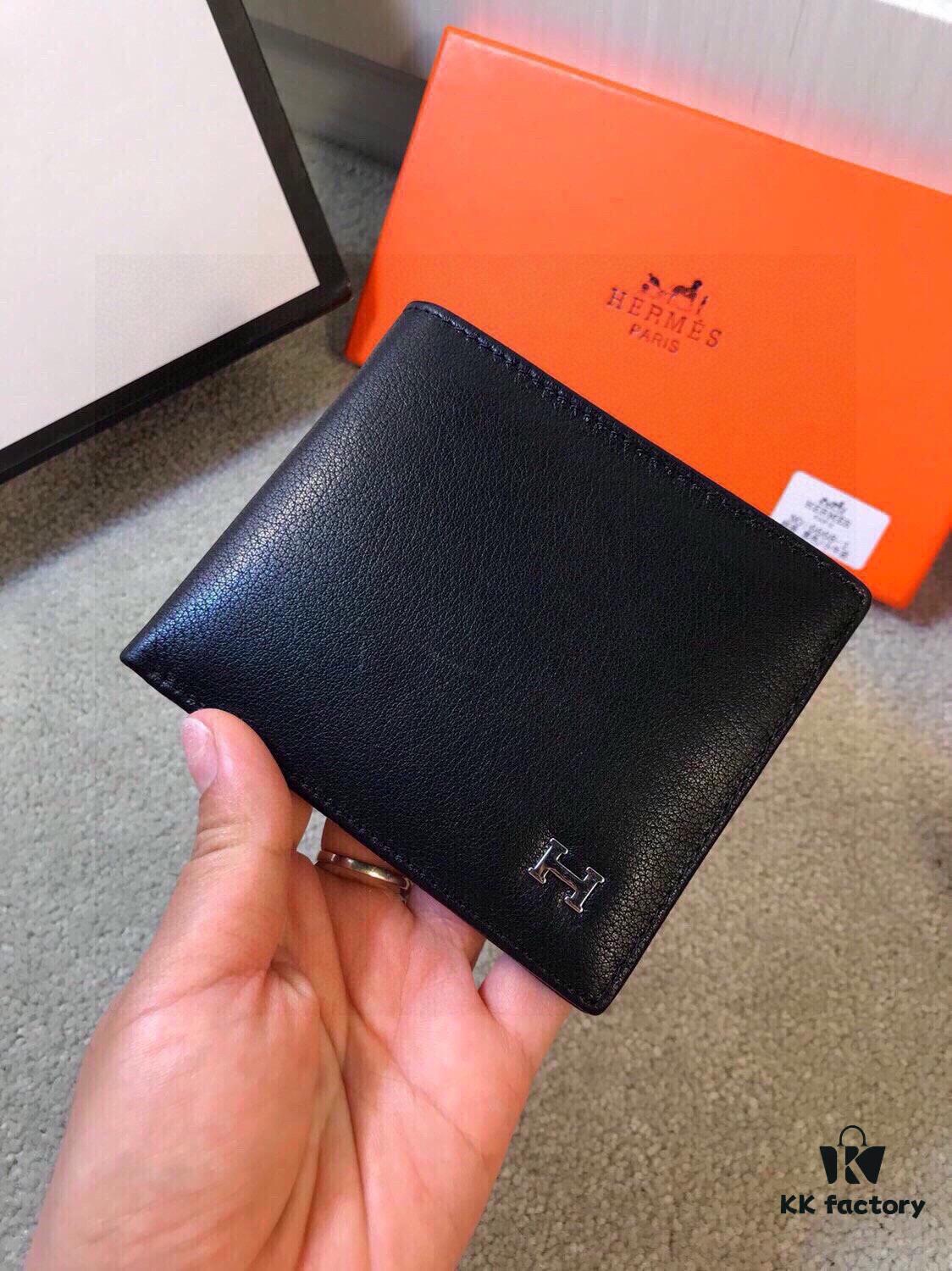 6668 Hermès Men's Wallet and Suit Clip, Counter Hot-Selling Item, Top-Grade Cowhide Inside and Out, Original Quality, Perfect Craftsmanship, Long and Short Styles
