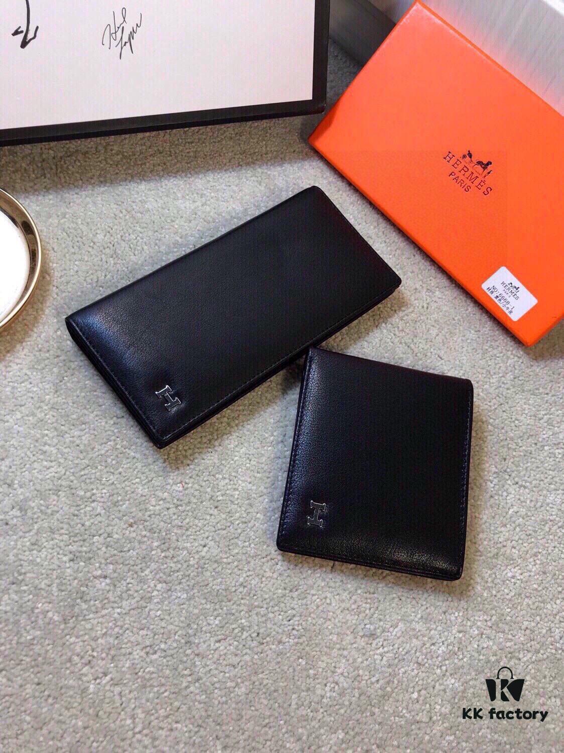 6668 Hermès Men's Wallet and Suit Clip, Counter Hot-Selling Item, Top-Grade Cowhide Inside and Out, Original Quality, Perfect Craftsmanship, Long and Short Styles