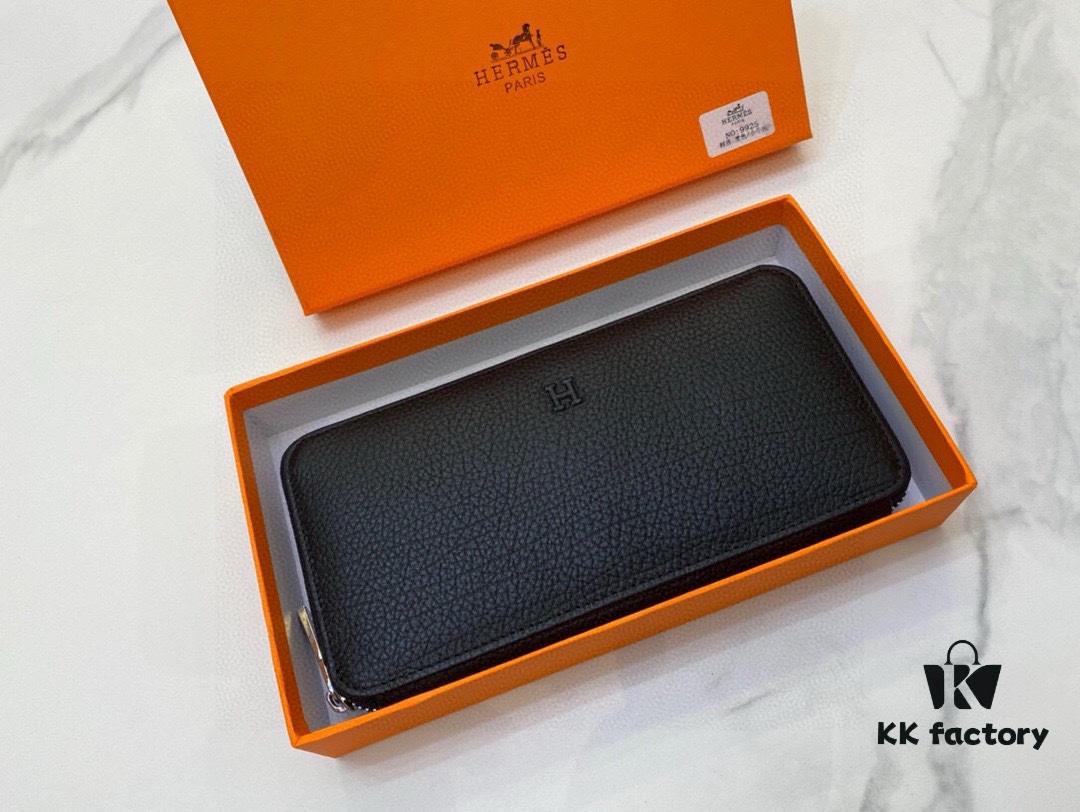 Hermes 9925 Men's Wallet and Handbag - Top Cowhide Leather, Original Quality