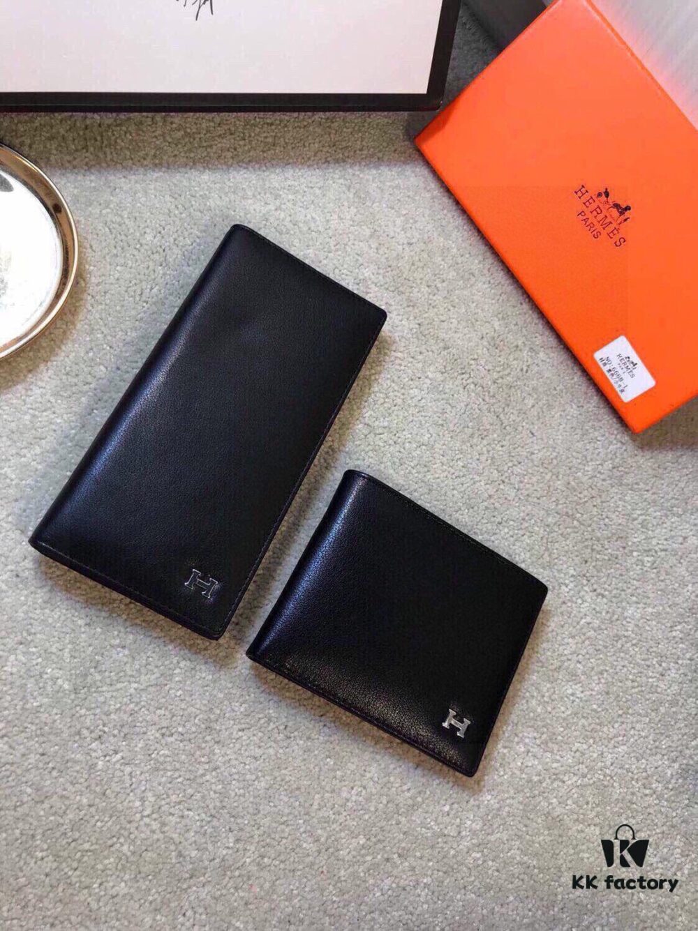 6668 Hermès Men's Wallet and Suit Clip, Counter Hot-Selling Item, Top-Grade Cowhide Inside and Out, Original Quality, Perfect Craftsmanship, Long and Short Styles