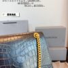 Balenciaga Downtown New Hourglass Crocodile Pattern Bag with Gift Box 🎁