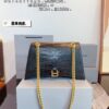 Balenciaga Downtown New Hourglass Crocodile Pattern Bag with Gift Box 🎁