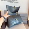 Balenciaga Downtown New Hourglass Crocodile Pattern Bag with Gift Box 🎁