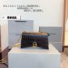 Balenciaga Downtown New Hourglass Crocodile Pattern Bag with Gift Box