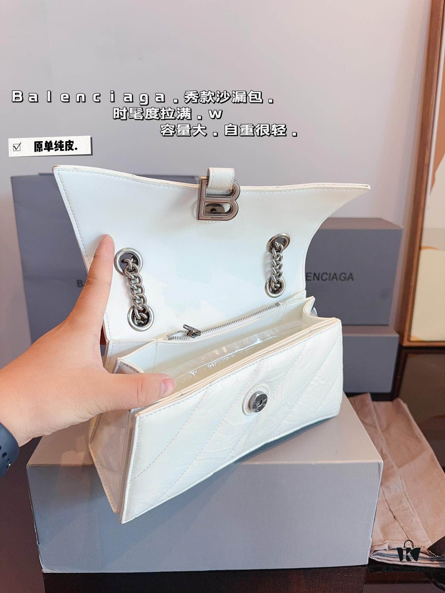 Balenciaga Downtown New Hourglass Bag with Gift Box 🎁