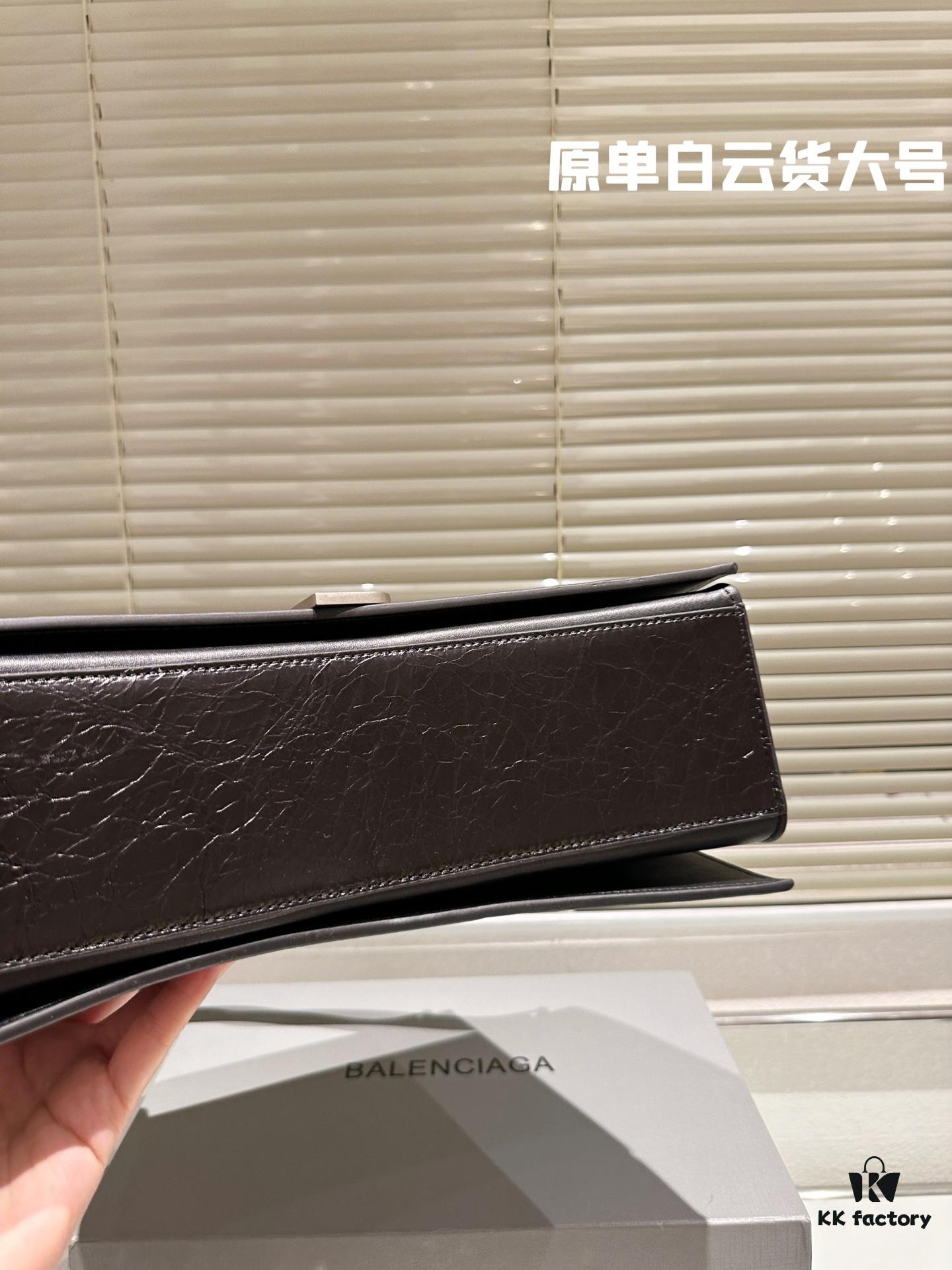 Original Quality White Cloud Goods, Full-Grain Leather Balenciaga Autumn New Arrival Crush Bag